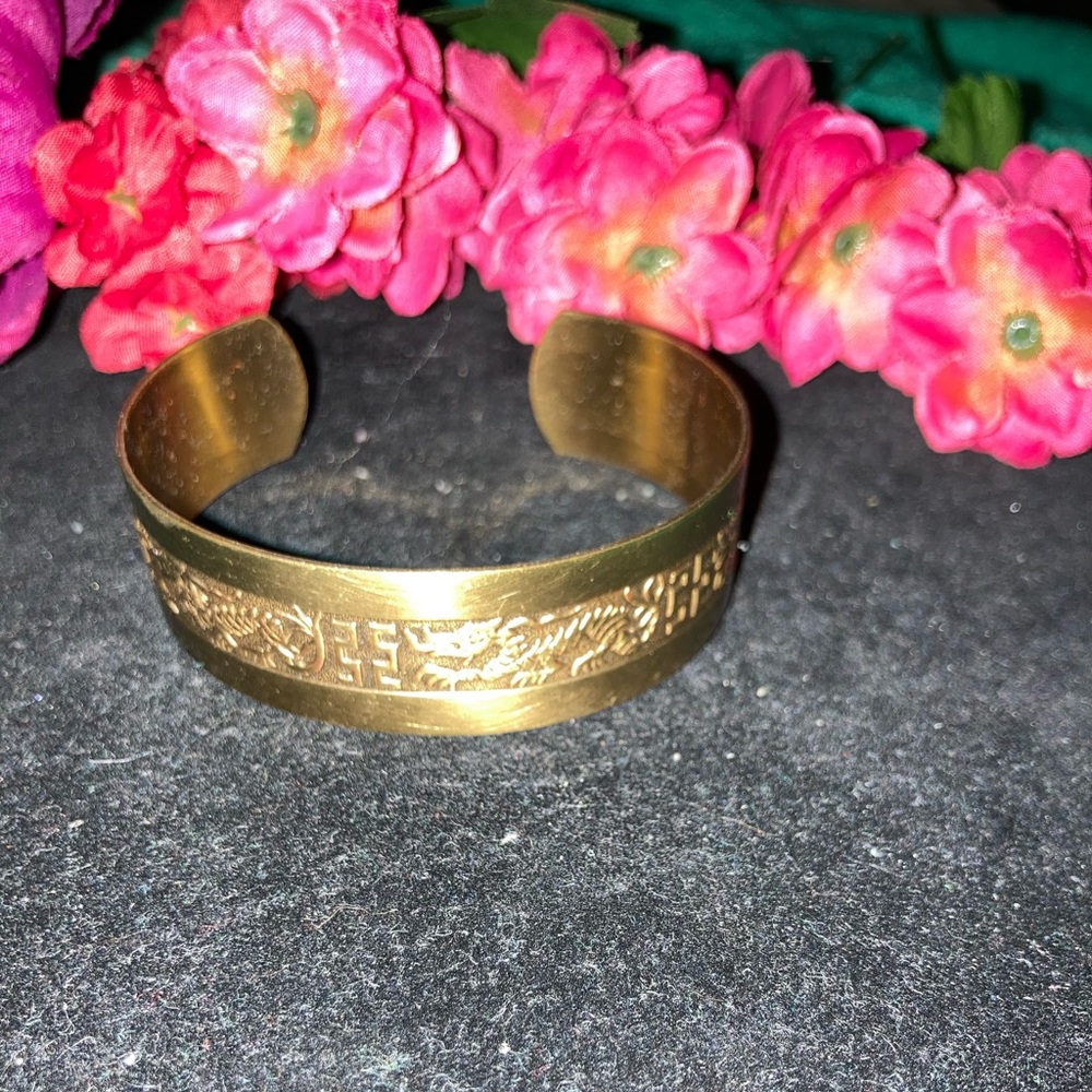 Vintage Dragon Cuff Bracelet